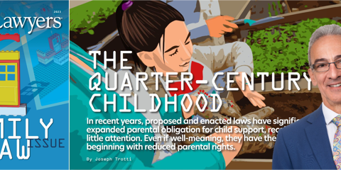 Partner Joseph Trotti in Best Lawyers: The Family Law Issue 2023: "The Quarter-Century Childhood"